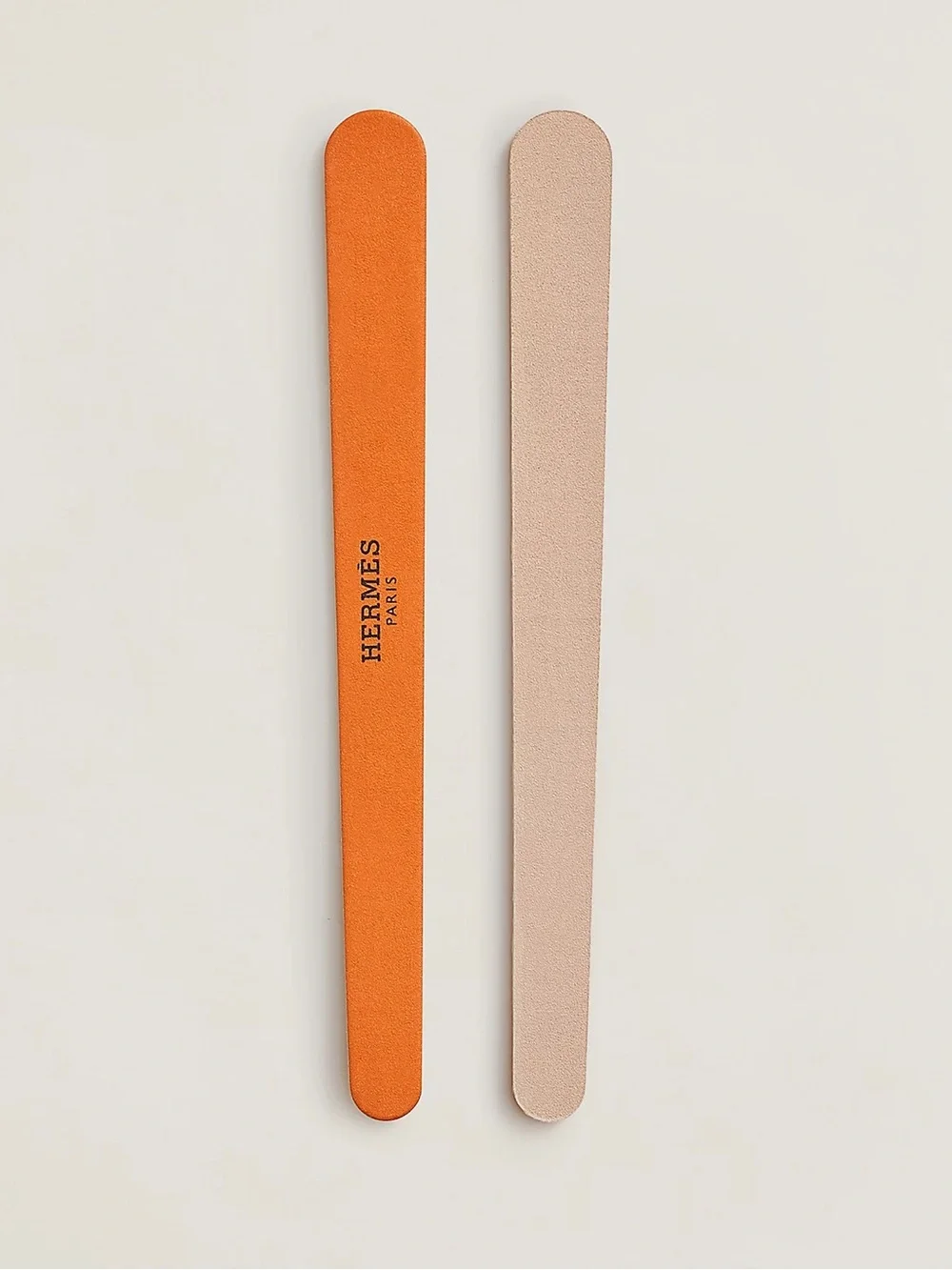 Les Mains Hermes Orange Nail Files Set of 12 NEW